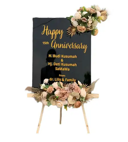 Papan Bunga Akrilik Padek