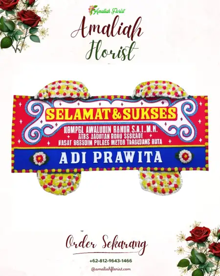 Papan Bunga Ucapan Selamat Padek